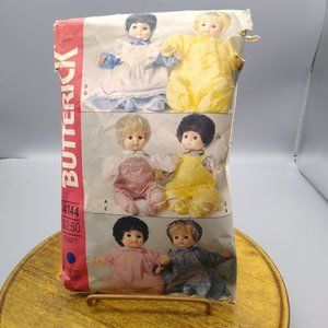 Vintage Craft Sewing PATTERN Butterick 4144, Clothes for 16in Dolls, One Size